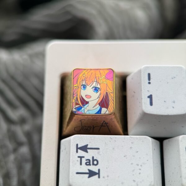 Tokino Sora Titanium Keycaps 1U-61