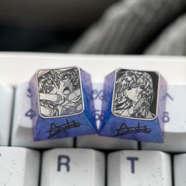 ADO Precision Engraved Titanium Keycaps 1U - 62