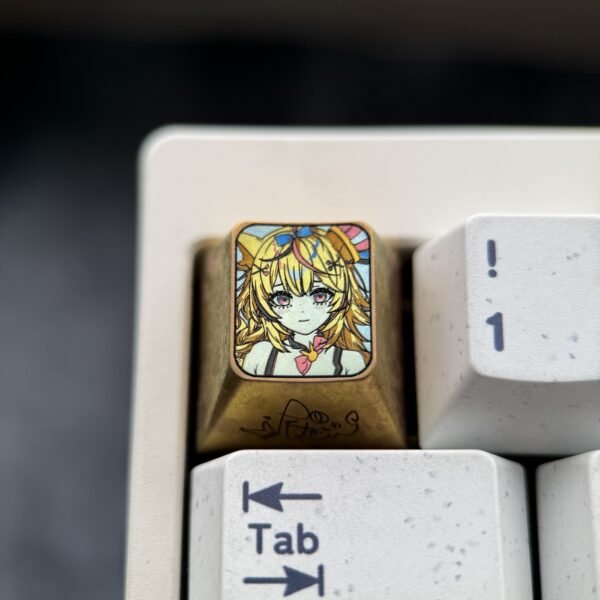 Omaru Polka Titanium Keycaps 1U - 62