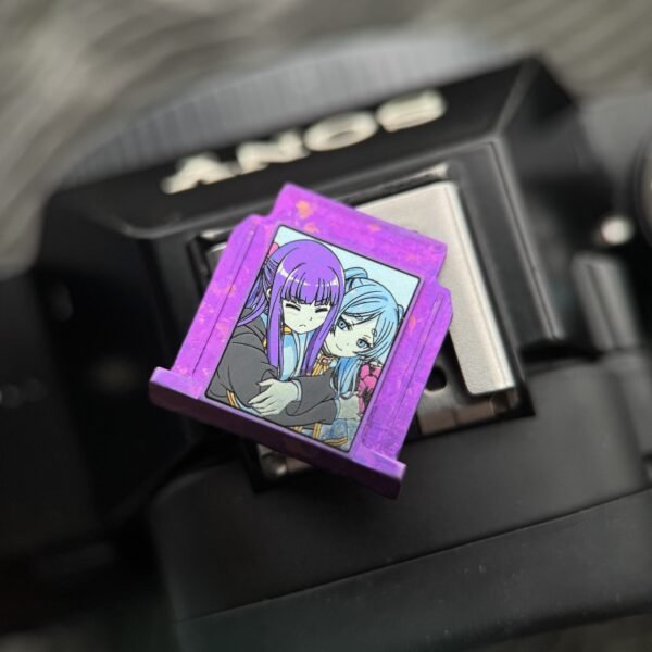 Frieren and Fern Titanium Camera Hot Shoe over