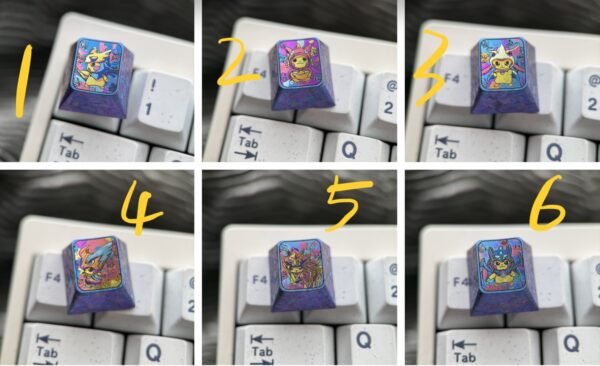 Pokemon Series Titanium Keycap Collection-64_The first part