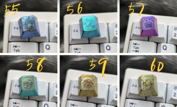 Pokemon Series Titanium Keycap Collection-64_The second part