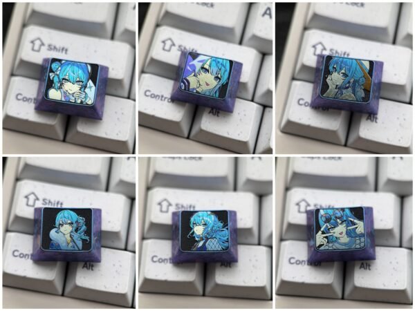 Hosimati Suisei Titanium Keycaps 1.25U Series - 64