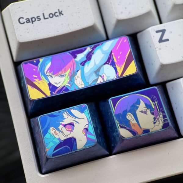 Lucyna Kushinada and Rebecca titanium keycaps - 63