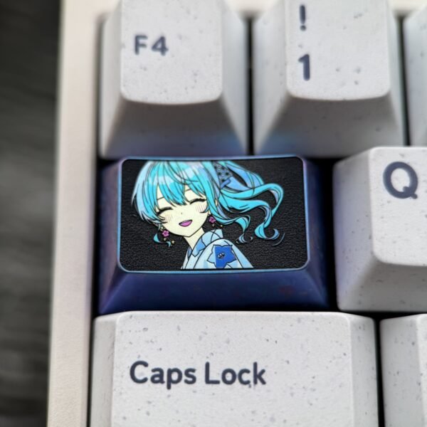 Hoshimachi Suisei Titanium Keycaps 1.5U Tab - 63