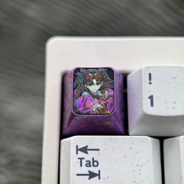 Tohsaka Rin Titanium Keycaps 1U - 63