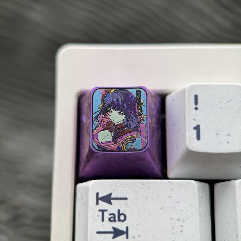 Raiden Ei Titanium Keycaps 1U - A- 63