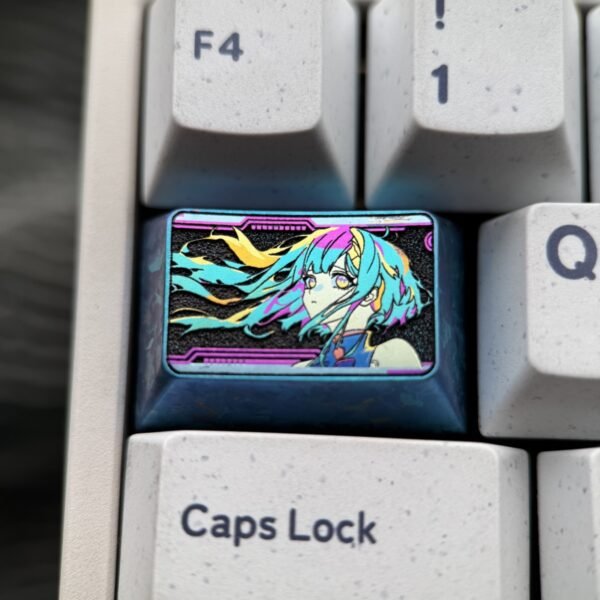 Lucyna Kushinada Titanium Keycap 1.5U Cyberpunk: Edgerunners- 63