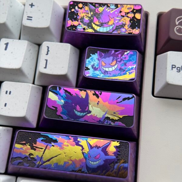 Gengar Titanium Keycaps Series - 63