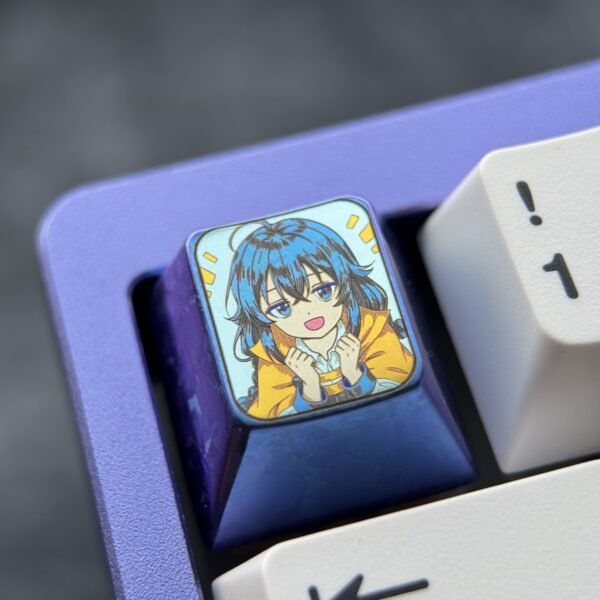 Roxy Migurdia Titanium Keycaps 1U - New Craft -B- 63