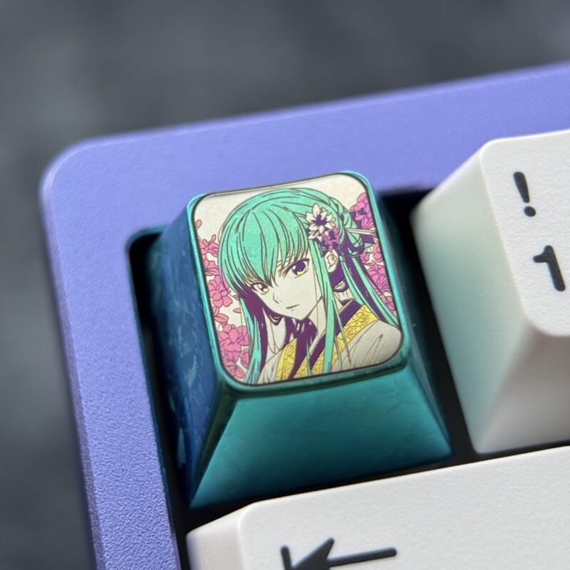 C.C. Titanium Keycaps 1U - New Craft - 63