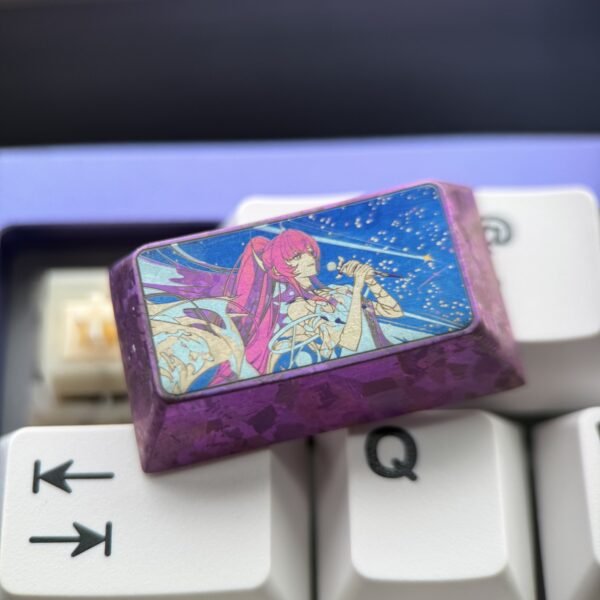 Aemeath Titanium Keycaps 1.75U - New Craft - 63