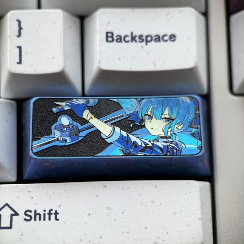 Hoshimachi Suisei Titanium Keycaps 2.25U - 63