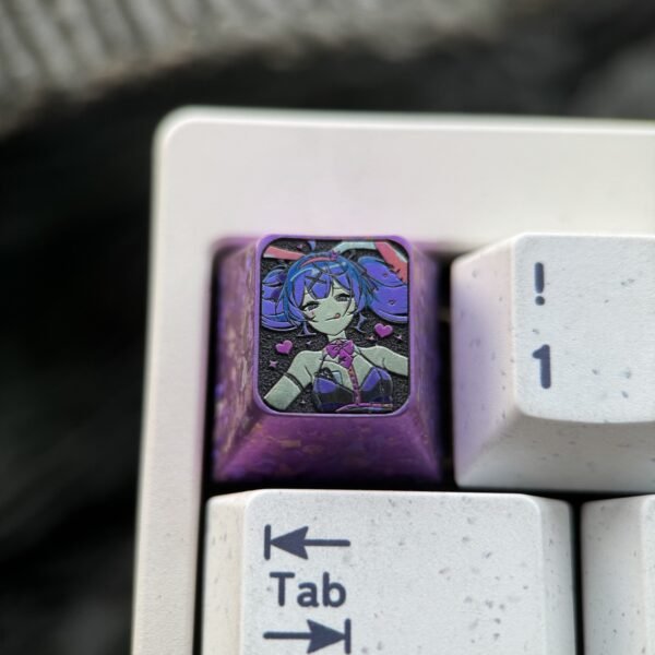 Rabbit Hole Titanium Keycap 1U - 64