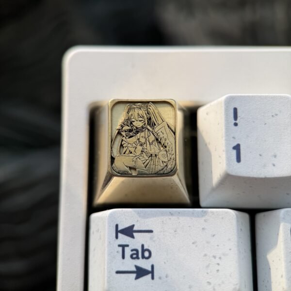 Hatsune Mirai Brass Keycap 1U - 64