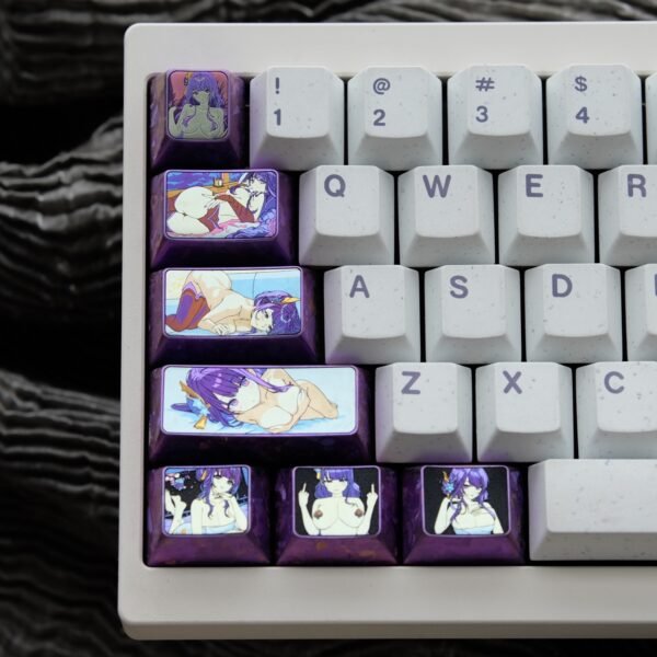 Raiden Shogun Series Set Titanium Keycap - 65