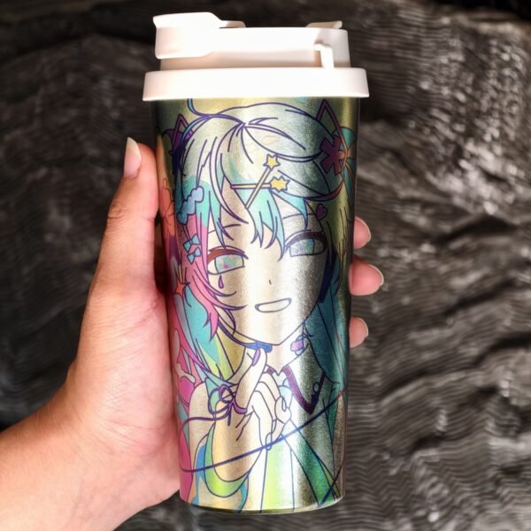 Hatsune Miku Pure Titanium Coffee Cup 500ml - 65