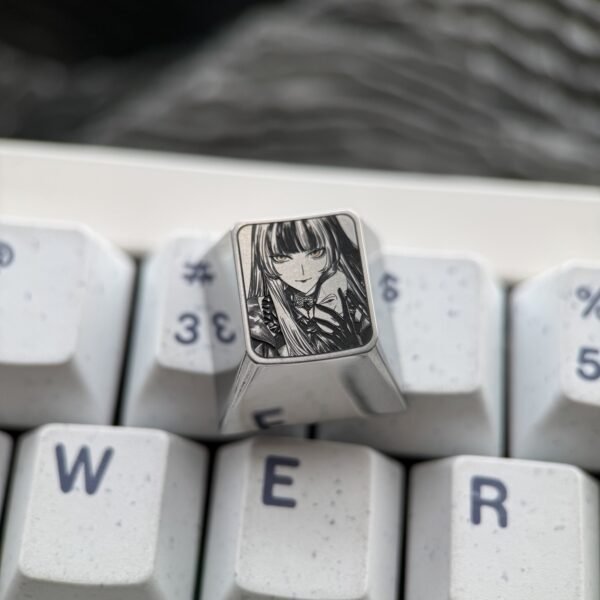 Juufuutei Raden Hololive Titanium Keycap Precision Engraving 1U - 65