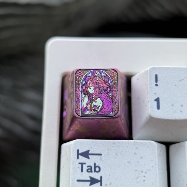 Yae Miko Titanium Keycap 1U - 65