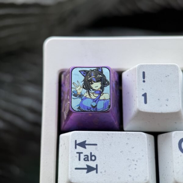 Black Rock Shooter Titanium Keycap 1U - 65