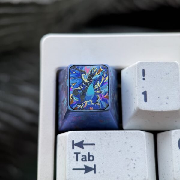 Mega Charizard X Titanium Keycap 1U - 65