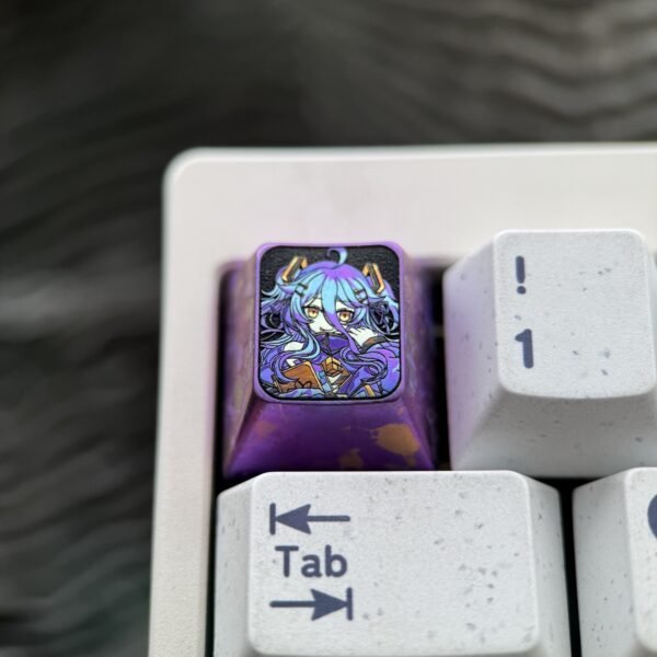 Henya the Genius Titanium Alloy Keycaps 1U - 67