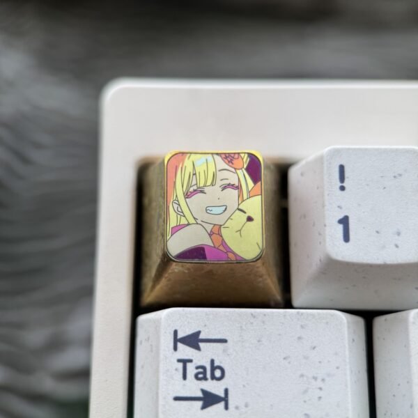 Hoshikawa Sara Titanium Metal Keycap 1U - 66
