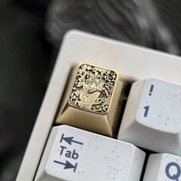 Tsukino Usagi Brass Metal Keycap 1U - 66