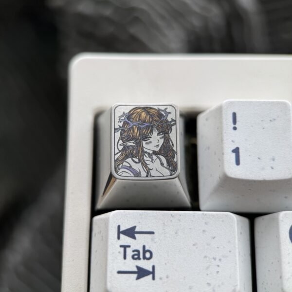 Cartethyia Titanium Precision Carving Keycap 1U - 66
