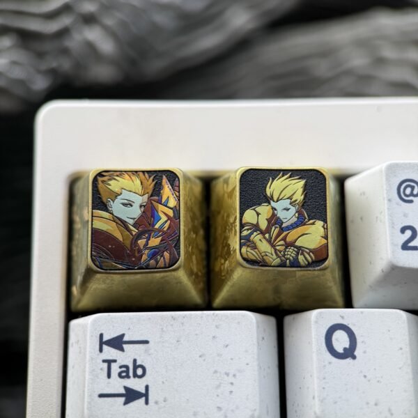 Gilgamesh Titanium Alloy  Anime Keycaps 1U Fate -67