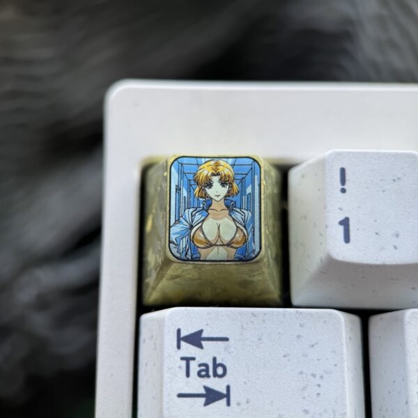 Akagi Ritsuko Titanium Keycaps 1U - 67