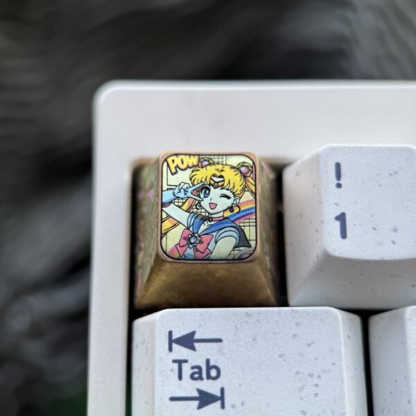 Tsukino Usagi Sailor Moon Titanium Keycaps 1U - 67