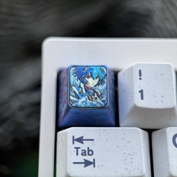 Ayanami Rei Series Titanium Alloy Keycaps - 67