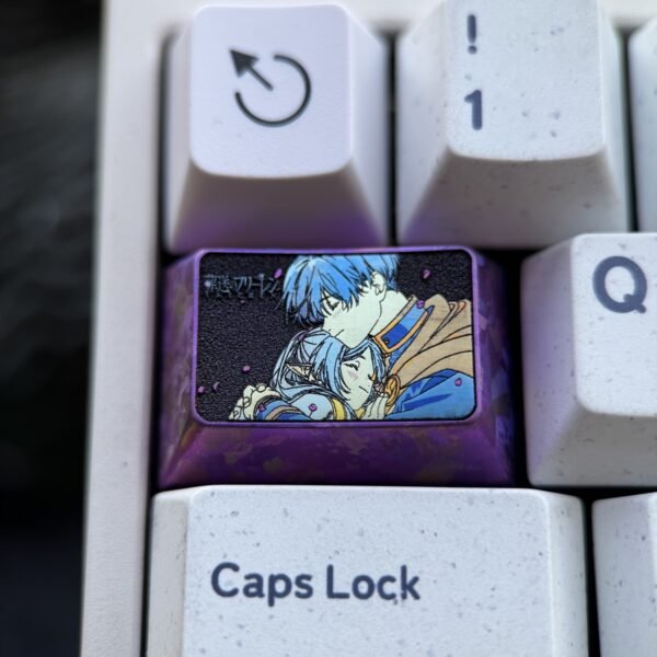 Frieren and Himmel titanium alloy keycap 1.5U - 67