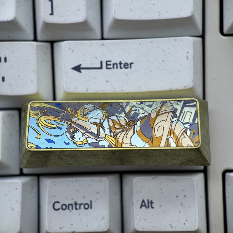Jeanne d'Arc Colored Titanium Keycaps 2.75U Shift - 68