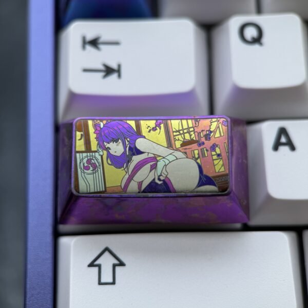 Raiden Shogun Colored Titanium Keycaps 1.75U Caps Lock  New Craft - 68