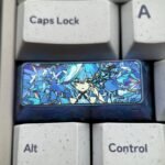 The Shorekeeper Colored Titanium Keycaps 2.25U - 68