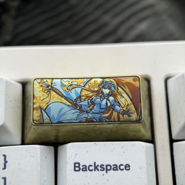 Jeanne d'Arc Colored Titanium Keycaps 2U Backspace Key - 68