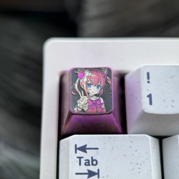 Chiyoda Momo Colored Titanium Keycaps New Craft - 68