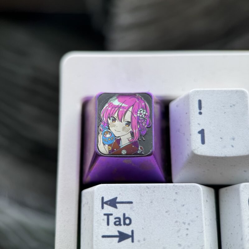 Kino Himari Colored Titanium Keycaps New Craft - 68