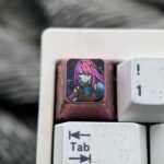 Elizabeth Rose Bloodflame Color Titanium Keycap 1U - 68