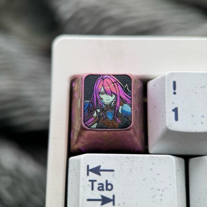 Elizabeth Rose Bloodflame Color Titanium Keycap 1U - 68