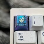 Hoshimachi Suisei Color Titanium Alloy Keycap 1U - 68