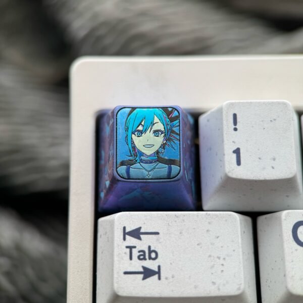 Hoshimachi Suisei Color Titanium Alloy Keycap 1U - 68