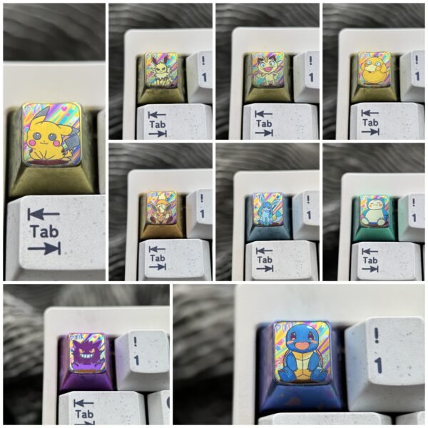 Pokémon Collection Titanium Keycaps 1U - 69