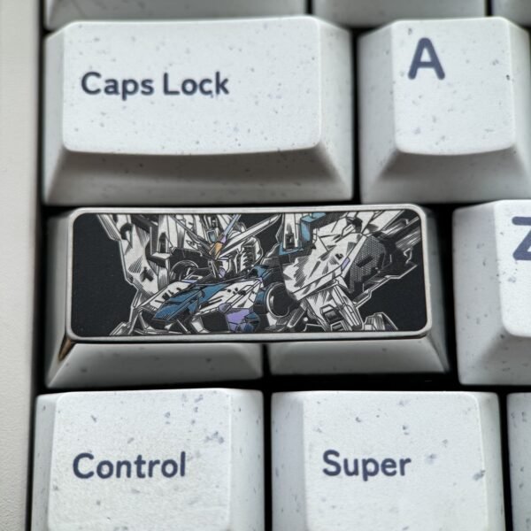 Gundam Precision Engraved Titanium Keycaps 2.25U - 70