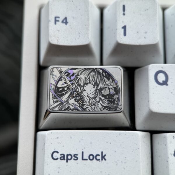 Hiyuki Precision Engraved Titanium Keycaps 1.5U - 70