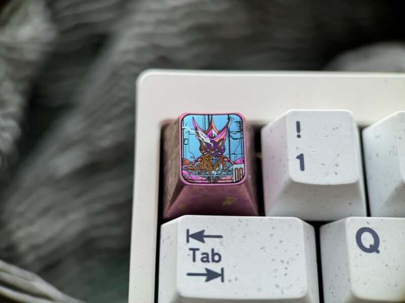 Evangelion Production Model Custom Type-08 Titanium Keycap 1U - 69