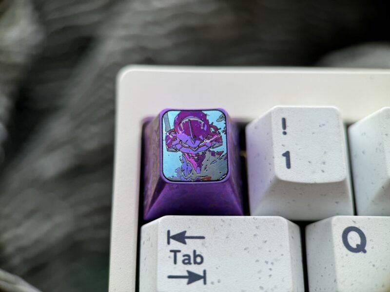 EVA-00 PROTOTYPE Titanium Keycap 1U - 69 43