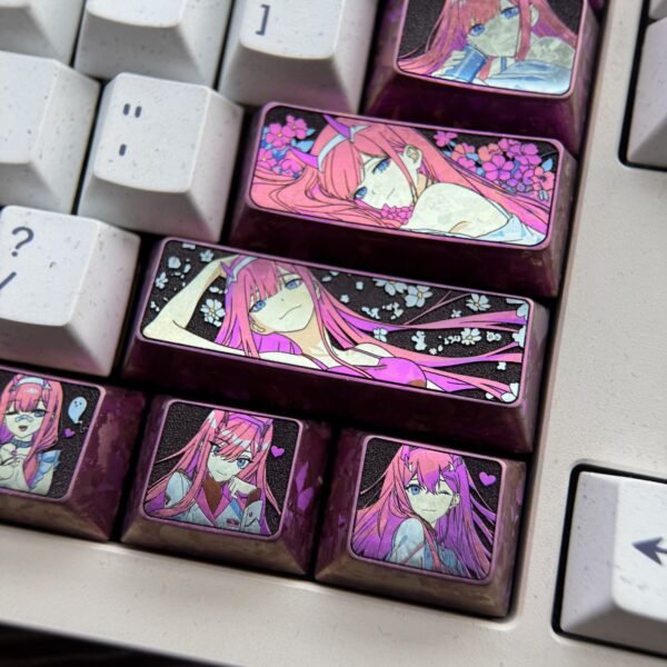 Zero two titanium keycap set - 69